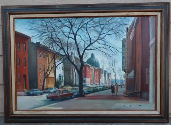Vintage 1977 Joseph L. Cashone oil painting painting