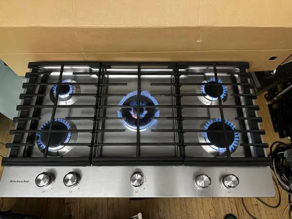 KITCHENAID COOKTOP 36”