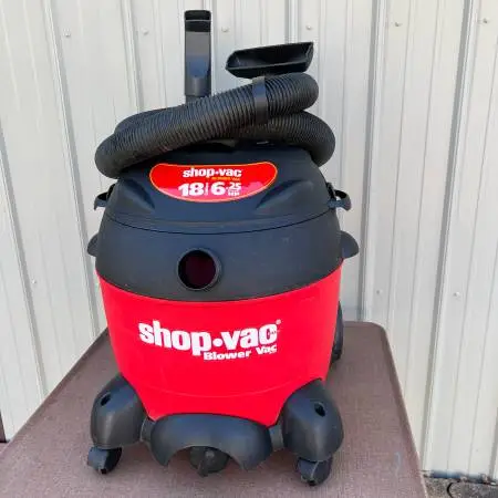 SHOP VAC 18Gal. 6.25HP 12 Amp.