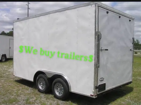 We buy trailers