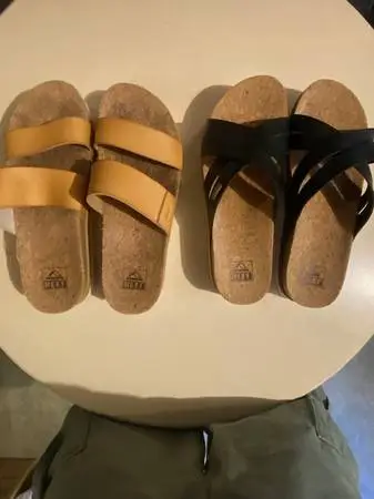 Womens Sandals-Reef and Birkenstock