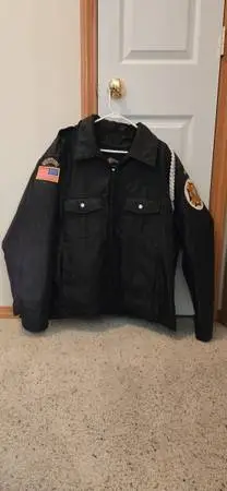 Nice Mens Jacket With Military Patches - Size XL
