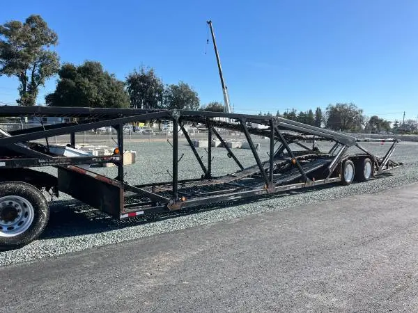 Ruben Trailer Transport Car Hauler Trailer Steel Wheels,