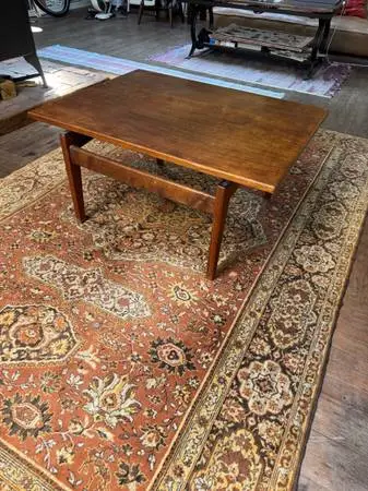 Walnut Coffee Table Mid-Century Modern