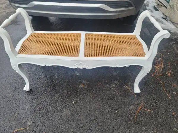 Gorgeous Painted Vintage Seat for Sale