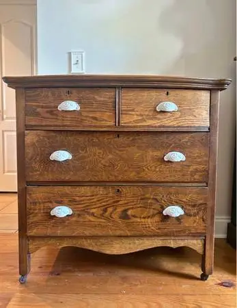 Antique Oak Dresser / Chest of Drawers — $300