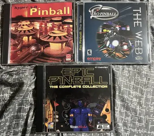 3 Working Windows-Compatible PC Pinball Games! - *LOCAL PICKUP*