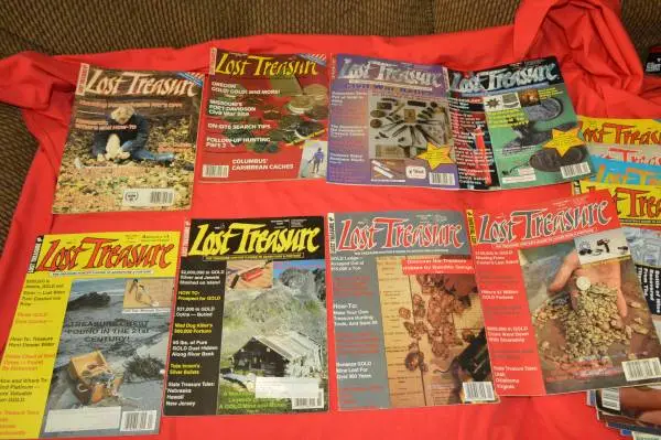 24 Vintage Lost Treasure Magazines Metal Detecting Treasure Hunting