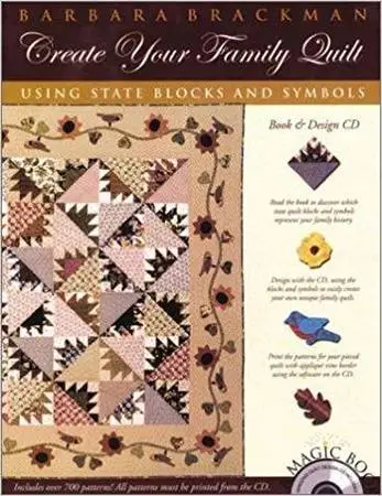 Quilting Create Your Family Quilt Using State Blocks & Symbols