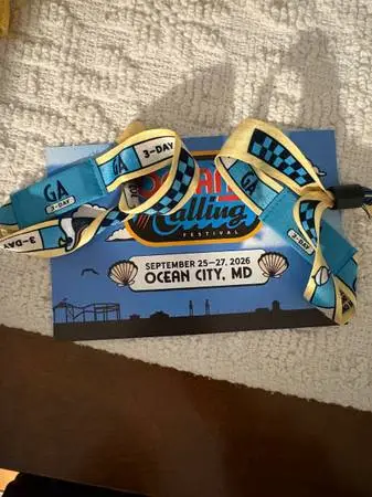 2x 3 day tickets Oceans Calling 2026