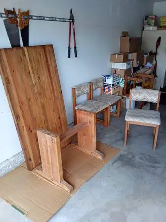 Solid 🪵 Wood dining table set