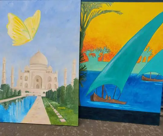 6ft by 3ft Paintings