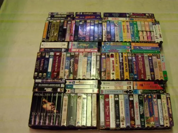 VHS Movies 200 available