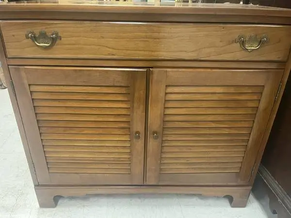 Vintage Cherry Server Cabinet TV Stand Sideboard