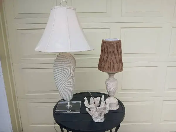 Beautiful selection of table lamps / indoor lighting, from $20 to $75