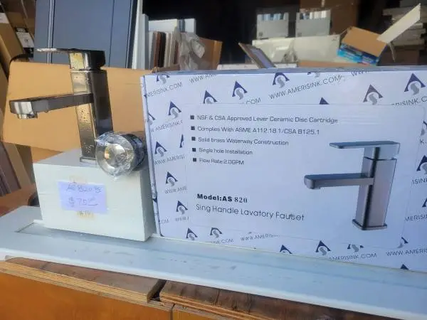 Faucet clearance