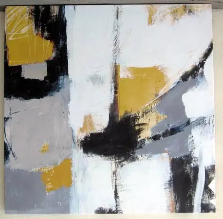 Large abstract painting print