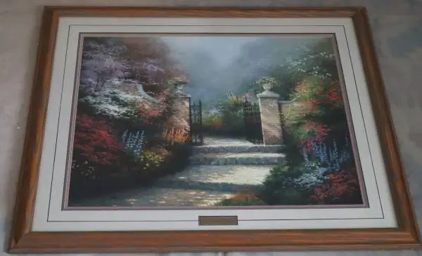 The Victorian Garden framed print by Thomas Kinkade 954/980