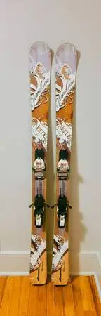 NORDICA Nemesis161cm Skis + MARKER Adjustable Bindings