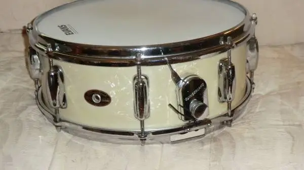 Gold Badge Slingerland Vintage Snare Drum with Case.