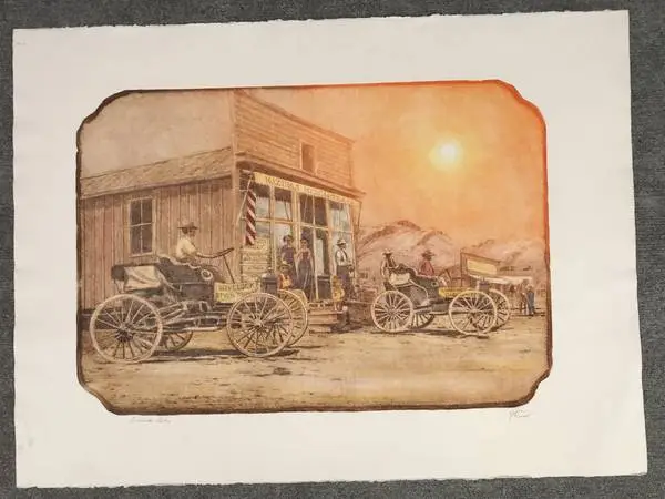 Roy Purcell Etching print Signed and numbered in pencil