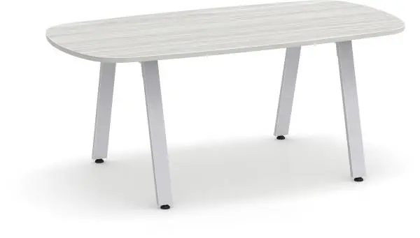 *New in Box 6 ft Arena Lite Shaped w/ Metal VA Leg Conference Tables