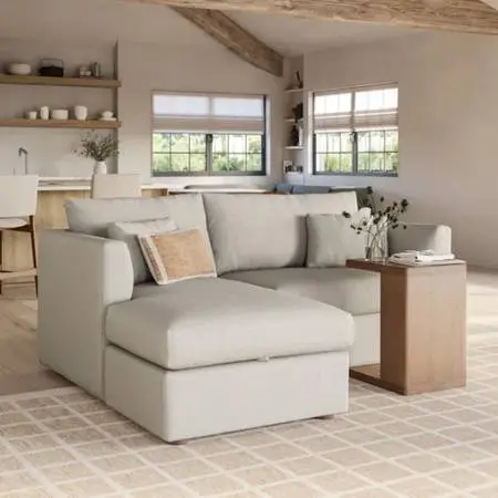 Small Sectional Sofa - Gray - Like New
