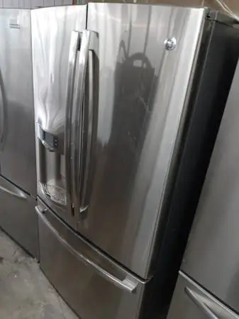 ★GE stainless steel french door refrigerator