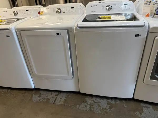 Samsung new washer and used dryer