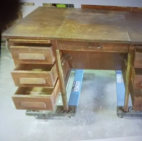 Antique Original Solid Wood Desk