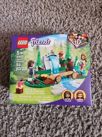New LEGO Friends Forest Waterfall Camping Adventure Set