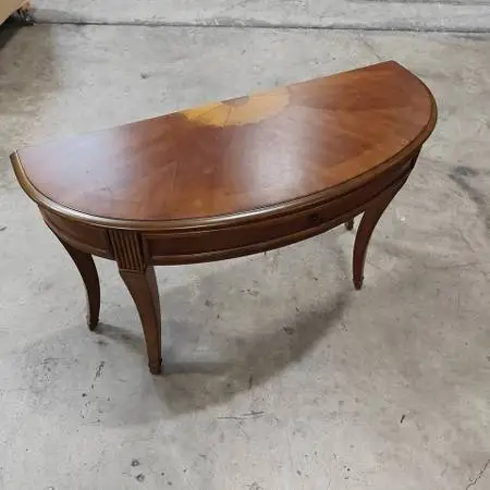 Traditional Demilune Table