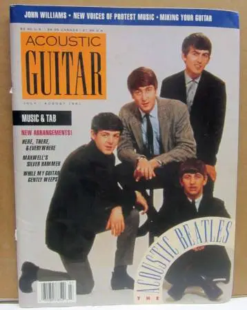 Acoustic Guitar Magazine Vol. 2 # 1 July/August 1991 The Beatles