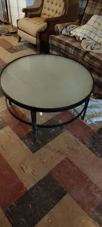 36glass coffee table