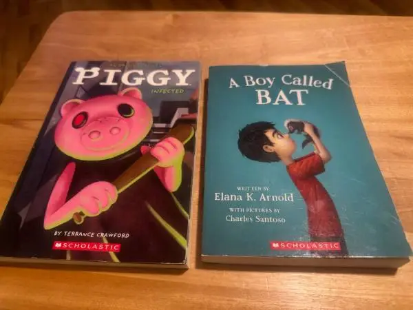 2 paperback scholastic youth books