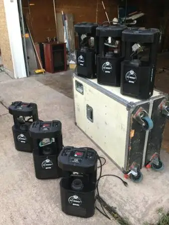 6 DJ light package. Club Scan 250 (6 robot Scanners)