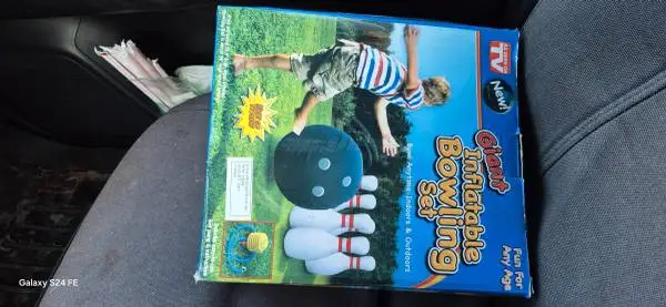 Giant Inflatable Bowling Set (New in Box)