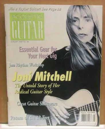 Acoustic Guitar Magazine Aug 1996 Joni Mitchells radical guitar style
