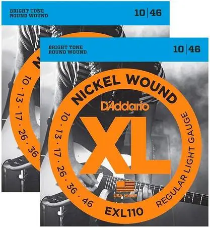 D’ADDARIO ELECTRIC GUITAR STRINGS 5 SETS - 10-46