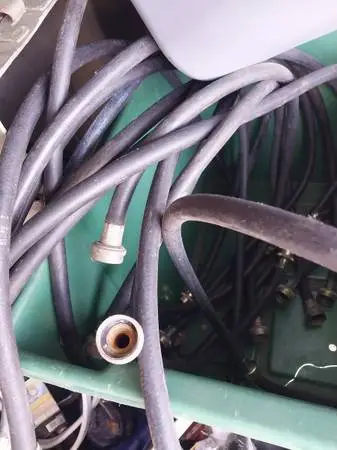 Water hoses for washing machines by pair