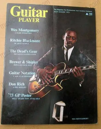 GUITAR PLAYER Magazine..July 1973 - Wes Montgomery, Richie Blackmore