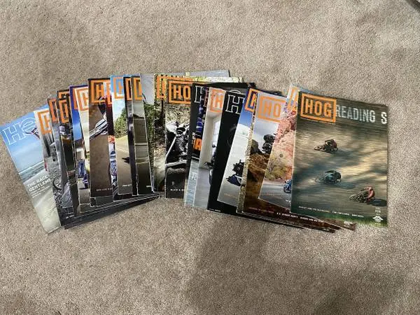 27 HOG HARLEY DAVIDSON MAGAZINES FOR $20