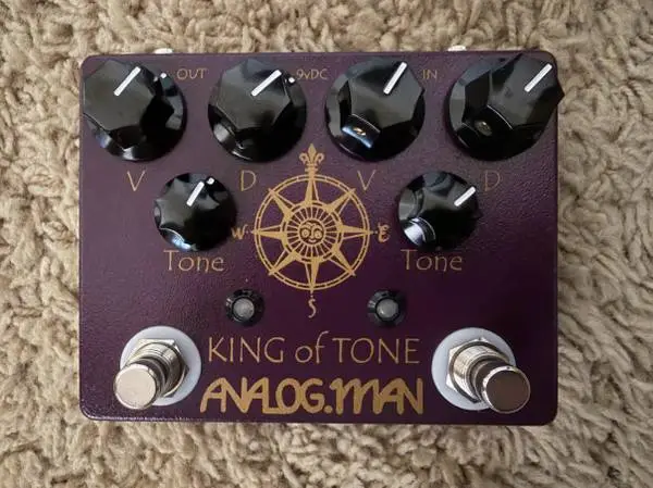 Analogman King of Tone V4 Overdrive Pedal -  New in Box / Mint