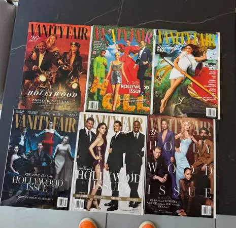 6 Vanity Fair Oscar/Hollywood -(2020-2025) New/Never +5 MORE--REASD AD