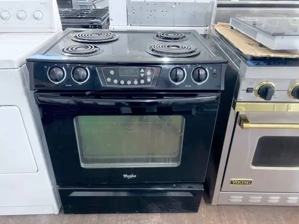 Whirlpool 30 Inch Black Slide in Electric Range , Oven , 444380