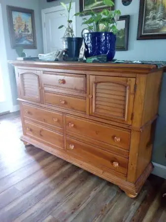 Large Dresser and Nightstand
