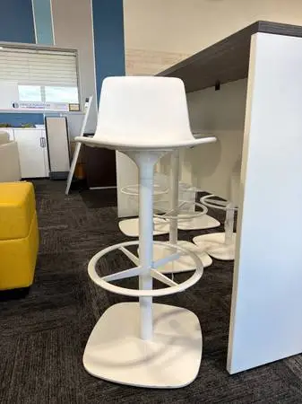 Steelcase Coalesse White Stools
