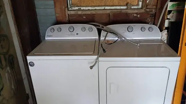 Washer and dryer
