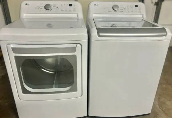 LG Top Load Washer and Electric Dryer Set