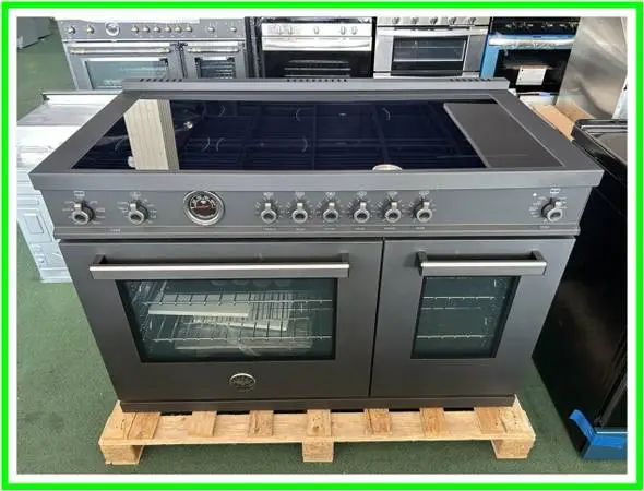 Bertazzoni Professional Series 48 In. Induction Range- Black Carbonio